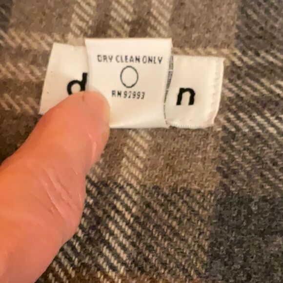 NWOT VINTAGE WRAP MAXI SKIRT in size 10 in a wool blend - Picture 11 of 11